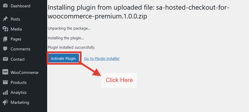 Activate Plugin