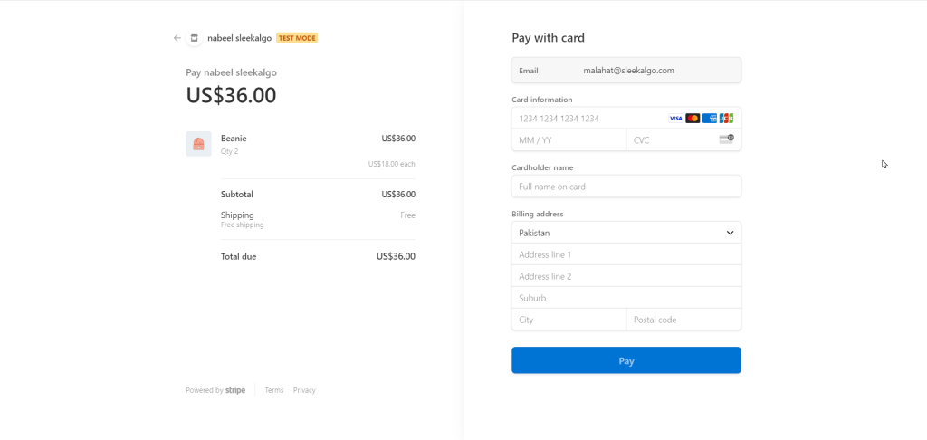 SA Hosted Checkout