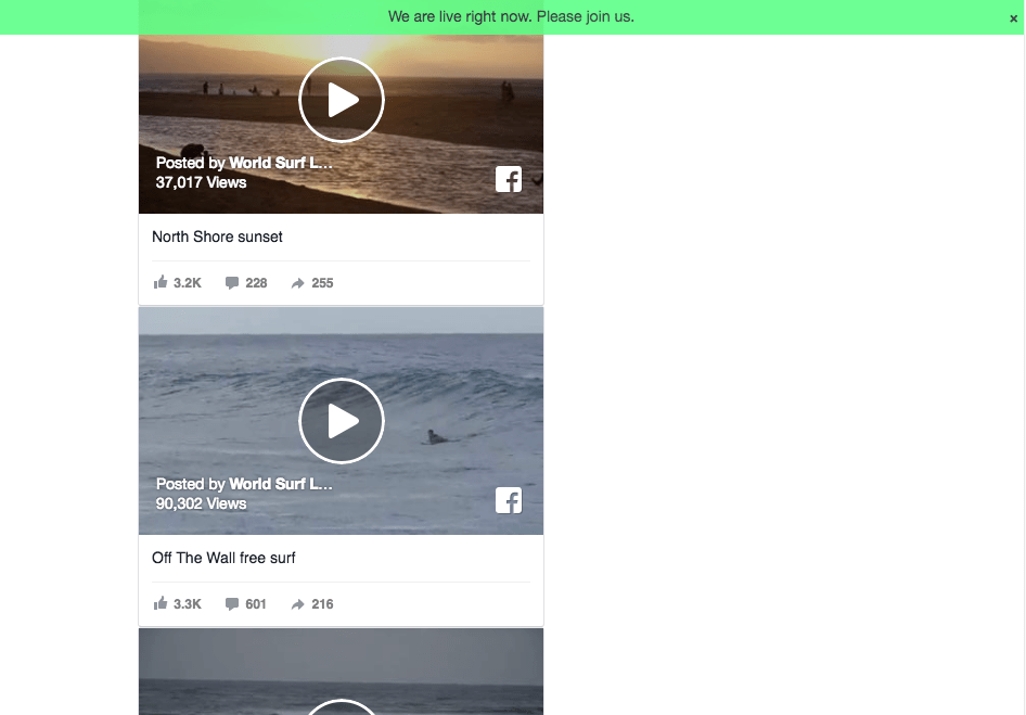 Site Wide Notification Bar for your Facebook Page